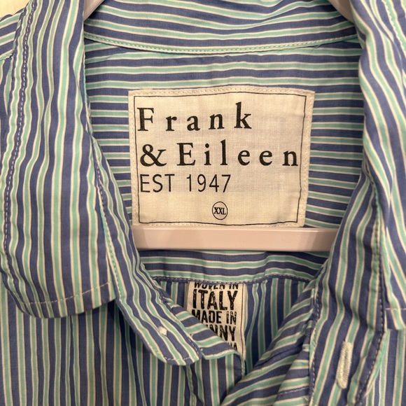SOLD Frank and Eileen Pinstripe Button up Shirt - Picture 3 of 6